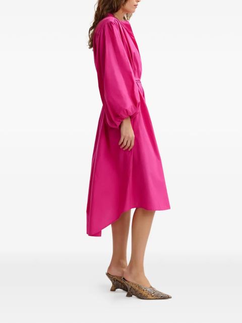 Essentiel Antwerp long-sleeves midi dress - Pink