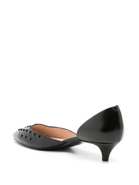 Tod's studded 35mm pointed-toe pumps - Black