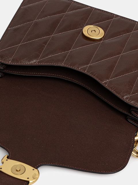 Coach torebka skórzana Chain Tabby Shoulder Bag With Quilting - zdjęcie produktu nr 1