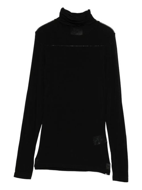 SOLOTRE roll-neck sweater - Black