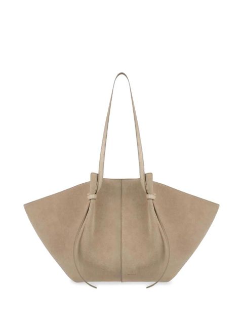 Yuzefi large Mochi suede shoulder bag - Neutrals - zdjęcie produktu nr 1