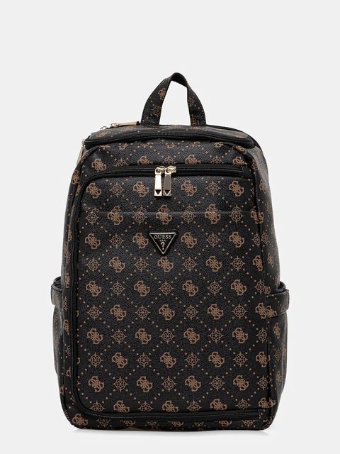 Guess plecak SILIA damski kolor brązowy duży wzorzysty TWGP98 90033 - zdjęcie produktu nr 1