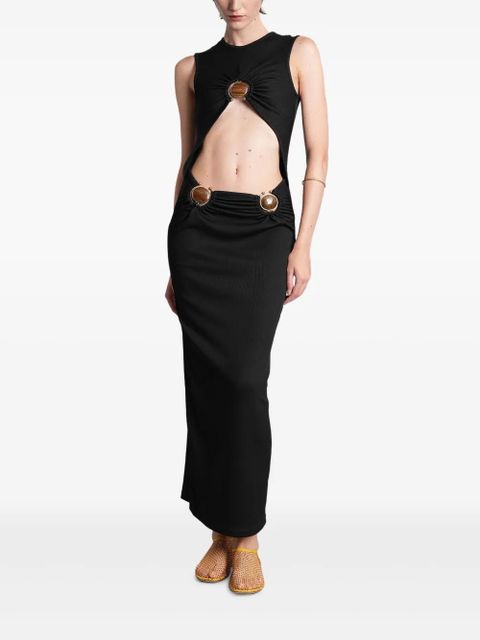 Christopher Esber cutout embellished dress - Black