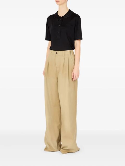 Maison Margiela wide-leg tailored trousers - Neutrals
