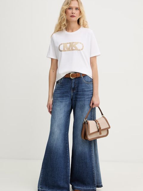 MICHAEL Michael Kors t-shirt damski bawełniany - zdjęcie produktu nr 1