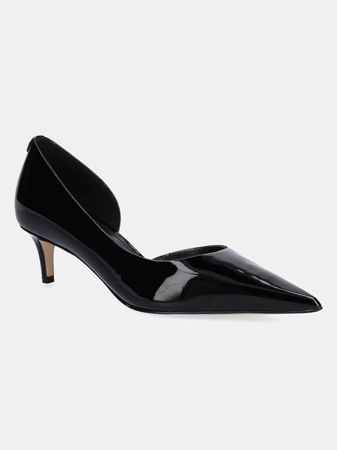 MICHAEL Michael Kors szpilki skórzane Elyse kolor czarny 40F5EYMP1A.001 - zdjęcie produktu nr 1