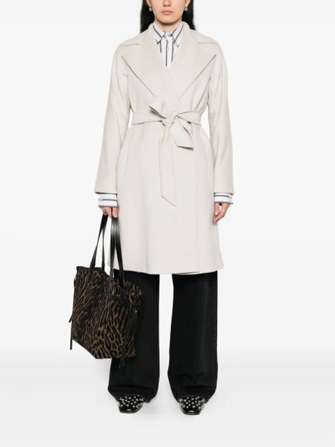 Max Mara side-pockets oversized coat - Neutrals