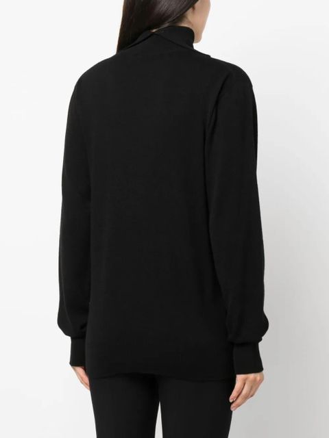 Jil Sander roll-neck cashmere jumper - Black