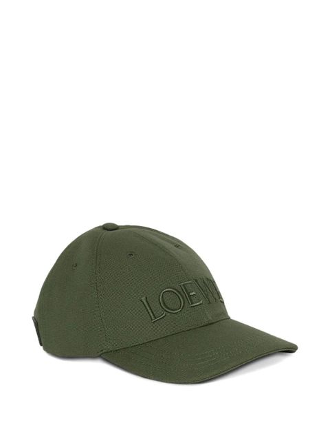 LOEWE logo-embroidered cap - Green - zdjęcie produktu nr 2