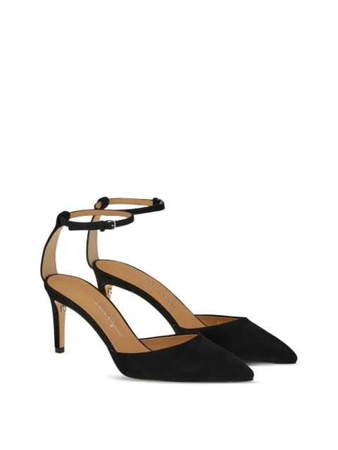 Ferragamo 80mm leather pumps - Black