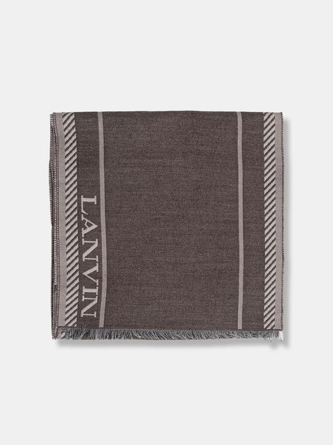 Lanvin szalik z dodatkiem wełny - zdjęcie produktu nr 2