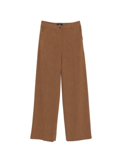 ETRO front-seam trousers - Brown - zdjęcie produktu nr 1