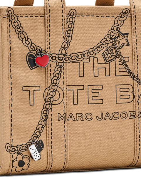 Marc Jacobs The Trompe L'oeil Charm Canvas Medium Tote bag - Brown