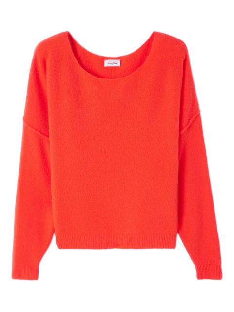 American Vintage Damsville boat neck sweater - Red - zdjęcie produktu nr 1