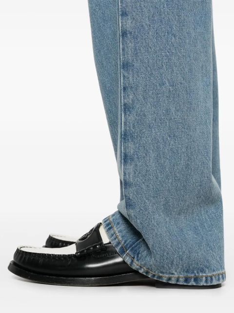 Gucci logo-patch jeans - Blue