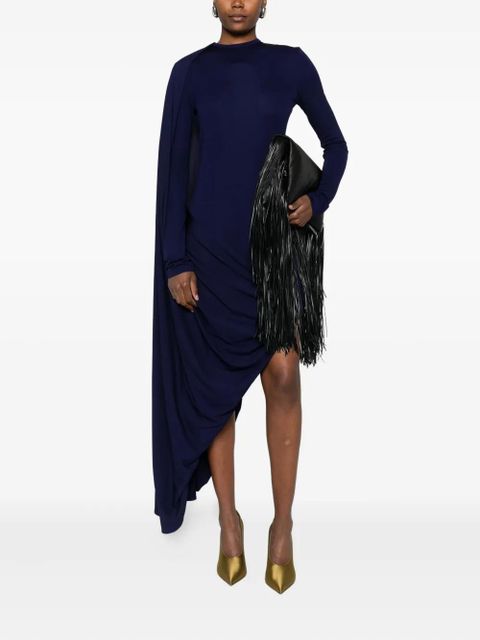 Sportmax draped asymmetrical dress - Blue - zdjęcie produktu nr 2