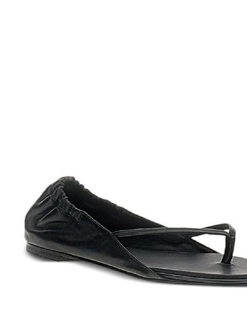Jacquemus leather sandals - Black