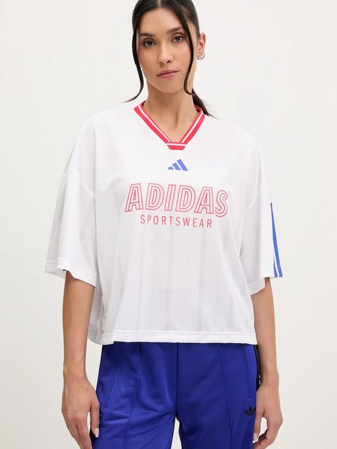 adidas t-shirt Tiro damski kolor biały JW6849 - zdjęcie produktu nr 1