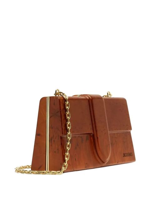 Jacquemus Le Bambino en bois shoulder bag - Brown