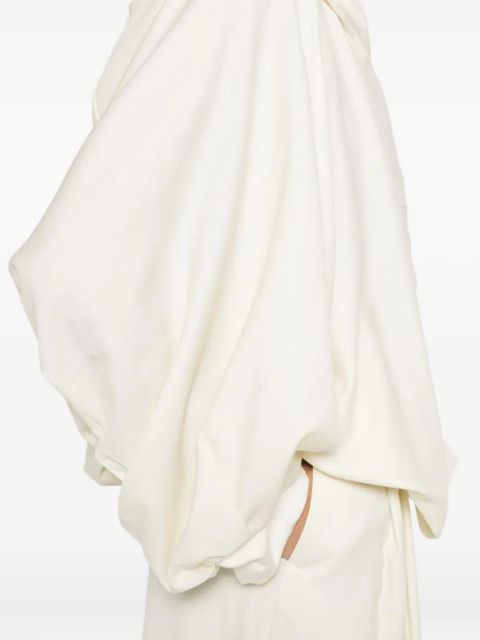 Aya Muse pocket-detail hoodie - Neutrals