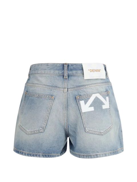 Off-White Doll bleached arrow denim shorts - Blue - zdjęcie produktu nr 2