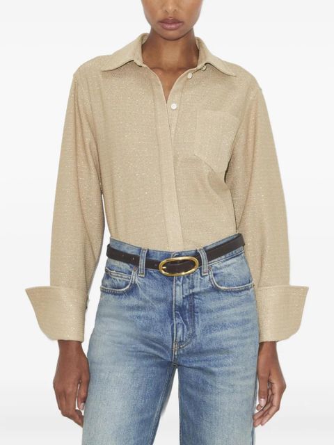 Tory Burch lurex top - Neutrals