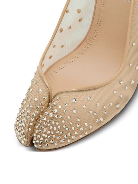 Maison Margiela embellished heeled pumps - White