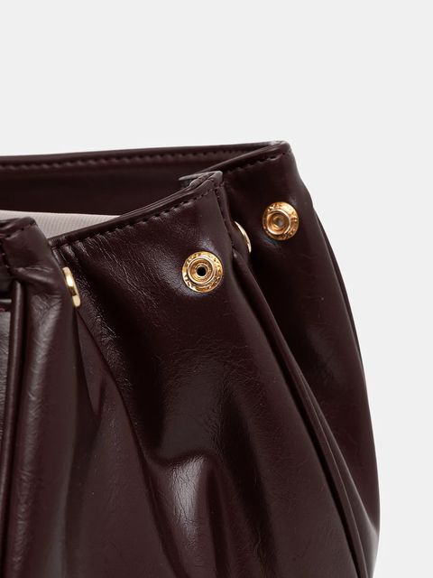 Twinset torebka kolor bordowy 252TD8052