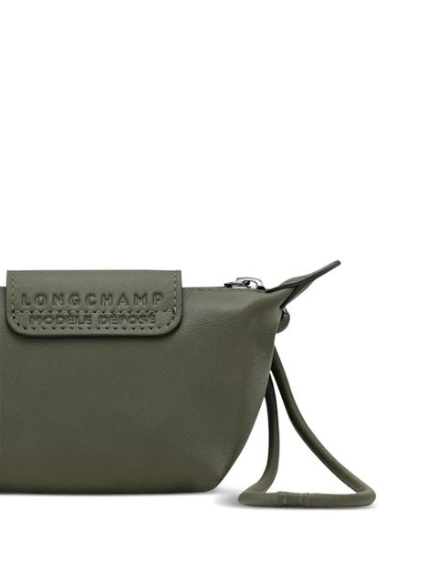 Longchamp Le Pliage leather cord coin purse - Green - zdjęcie produktu nr 2