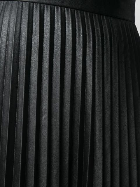 MM6 Maison Margiela pleated midi skirt - Black