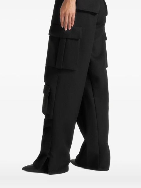 Manière De Voir Emilie flap-pocket trousers - Black