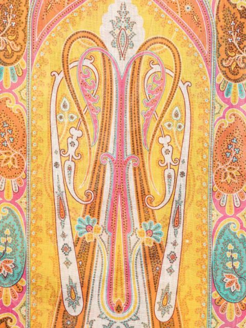 ETRO paisley-pattern scarf - Yellow - zdjęcie produktu nr 2