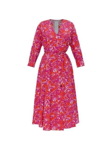 Max Mara Carmo V-neck midi dress - Pink - zdjęcie produktu nr 1