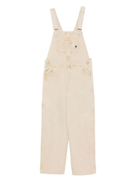 Carhartt WIP Bib button-fastening pocket dungaree - Neutrals - zdjęcie produktu nr 1