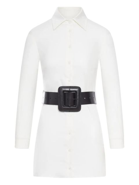 Balenciaga belted shirt dress - White - zdjęcie produktu nr 1