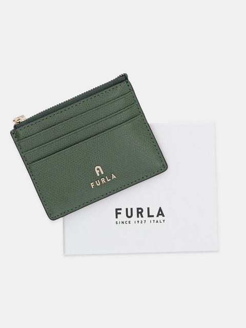 Furla portfel skórzany damski kolor zielony WP00388.ARE000.OLI00