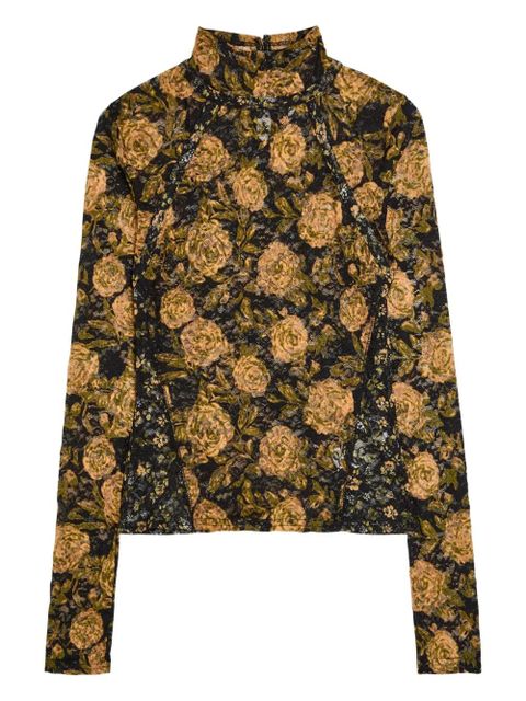 Free People Lyric long-sleeve blouse - Black - zdjęcie produktu nr 1