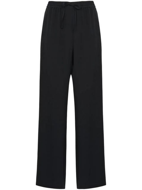 Yves Salomon silk trousers - Black - zdjęcie produktu nr 1