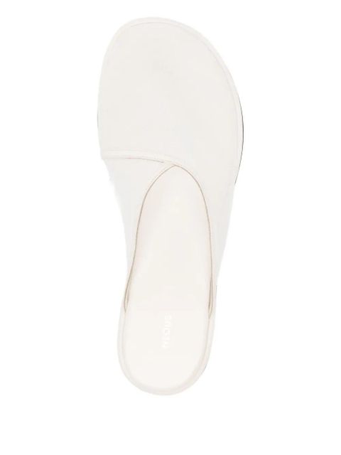 NEOUS Atik mesh mules - Neutrals