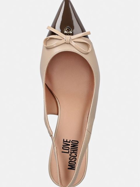 Love Moschino szpilki skórzane