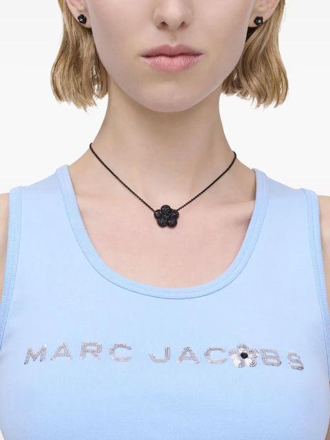 Marc Jacobs Daisy Pavé necklace - Black - zdjęcie produktu nr 2