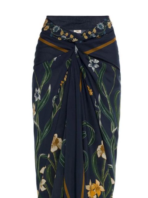 Agua By Agua Bendita floral print midi pareo - Blue - zdjęcie produktu nr 2