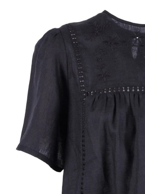 Weekend Max Mara embroidered top - Black