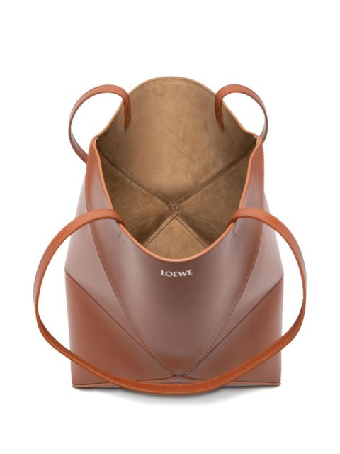 LOEWE medium Puzzle Fold shoulder bag - Brown - zdjęcie produktu nr 2
