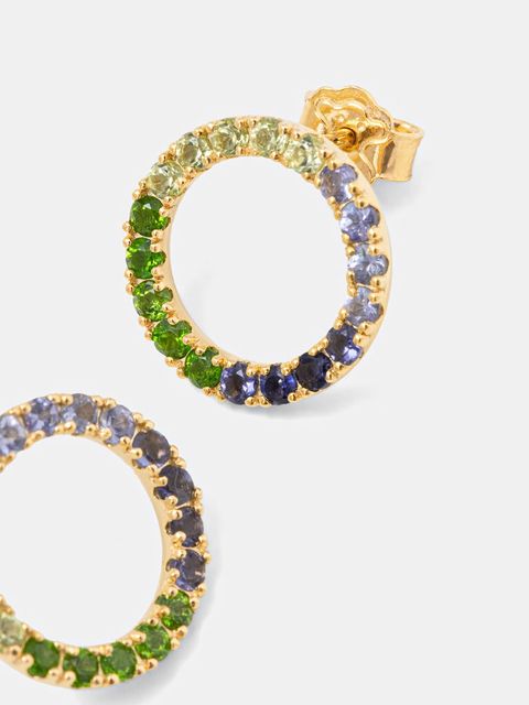 Tous kolczyki srebrne pozłacane - zdjęcie produktu nr 1