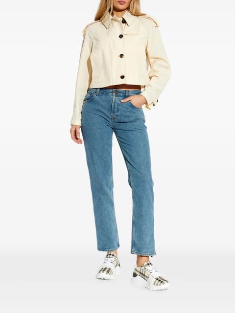 Burberry check sneakers - Neutrals