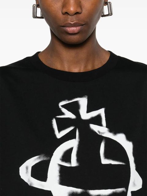 Vivienne Westwood Stencil Orb T-shirt - Black