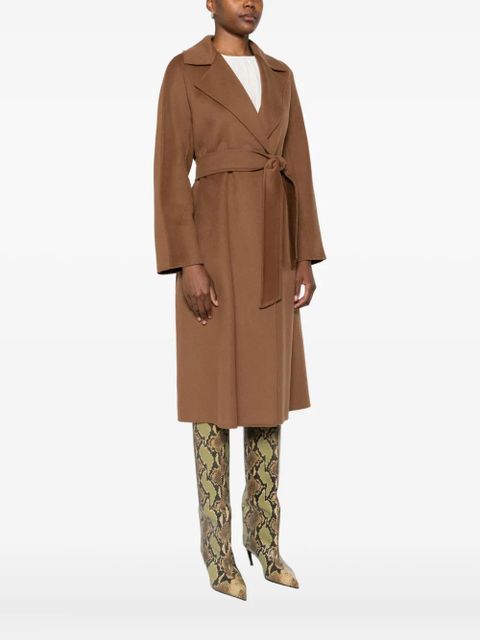 Max Mara belted wrap coat - Brown - zdjęcie produktu nr 2