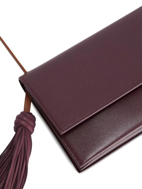 Jil Sander tassel-detailed cross body bag - Red