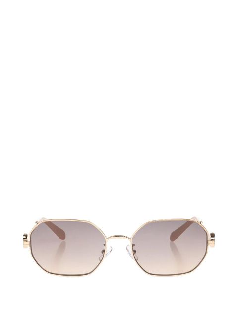 Tory Burch Miller oval-frame sunglasses - Gold - zdjęcie produktu nr 1